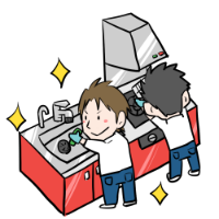 キッチン清掃