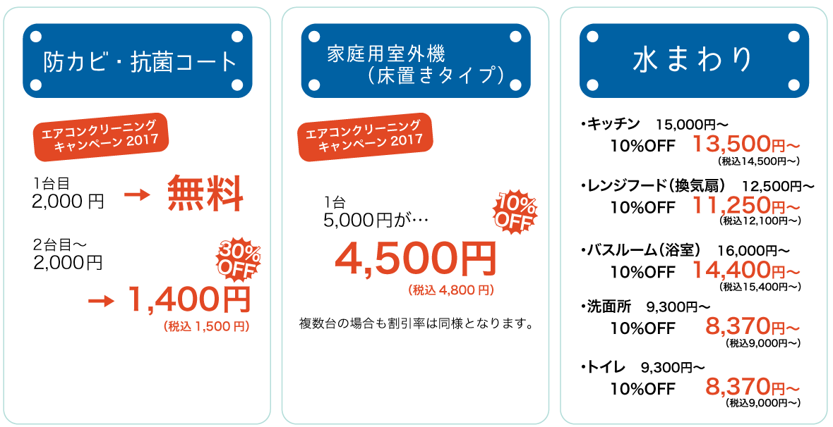 その他のメニュー