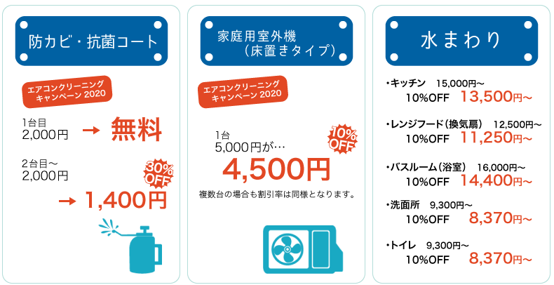 その他のメニュー